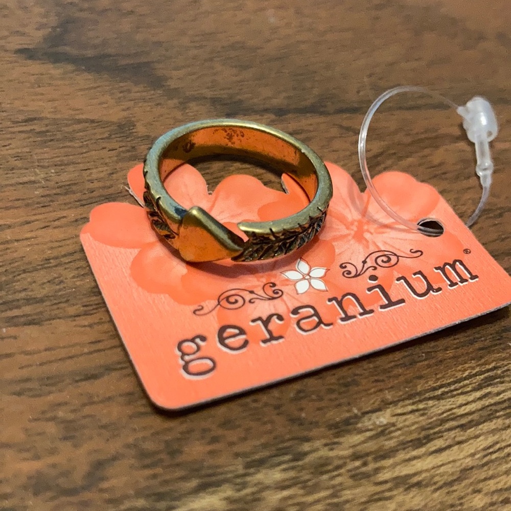 NWT Small Ring with Wrap-Around Arrow Design